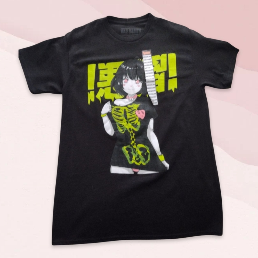 Anime Skeleton Girl T-Shirt